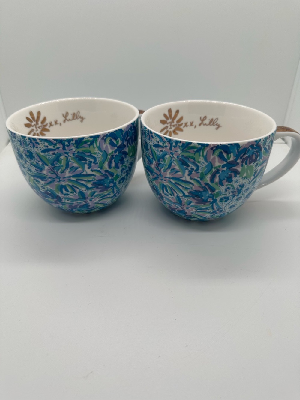 Lilly Pulitzer Ceramic Mugs set of 2